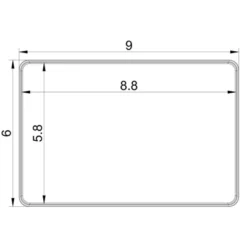 9"x6"x3.25" Large Plastic Bathroom Tray Clear - Brightroom™: Organizer, Stackable Storage, Hand Washable -Smart Nest Store GUEST 05a2cdc4 5844 497b b167 b2a15a61458f
