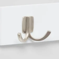 Modern Octopus 4 Hooks Rail Nickel/White - Brightroom™ -Smart Nest Store GUEST 12c4ee14 8f5e 4899 8543 6a758924d6ab