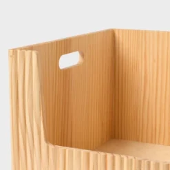 Open Front Wood Bin - Brightroom™ -Smart Nest Store GUEST 16b0d5af 4415 4d57 9e38 5b91e25a940f