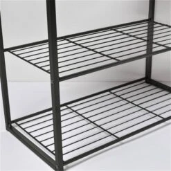 3 Tier Shoe Rack Black Metal With Natural Wood - Brightroom™ -Smart Nest Store GUEST 240132f8 8257 4467 82bd 34848919c42b