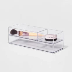 3 Bathroom Plastic Tray Beauty Organizer Set Clear - Brightroom™ -Smart Nest Store GUEST 28aee1c3 5eb3 439c 8ea4 2dbdc4bd6ddf