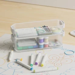 6pc Click In Place Slim Toolbox Kit Plastic Storage Home And Office Organization - Brightroom™​ -Smart Nest Store GUEST 380b551f 626a 4539 bdb2 c3da974f83e7