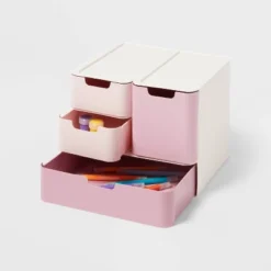 Modular Storage Drawer Set Pink - Brightroom™ 5 Modular Storage Drawer Set Pink - Brightroom™ -Smart Nest Store GUEST 426cf388 a3c0 4555 b9b4 7518b4037bbd