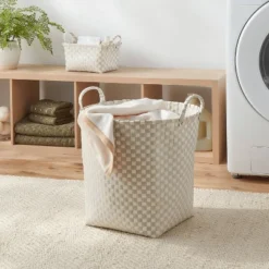 Woven Plastic Floor Basket - Brightroom™
