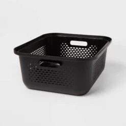 Small Decorative Plastic Bin With Cutout Handles - Brightroom™ -Smart Nest Store GUEST 80fa406d f164 4001 b0c0 406b1bce2bd5