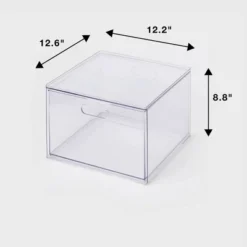 All Purpose Single Drawer Storage Clear - Brightroom™ -Smart Nest Store GUEST 82f7b8b7 ac2c 452b 9e39 11a2e67c57d2