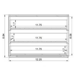 All Purpose 3 Drawer Storage Clear - Brightroom™ -Smart Nest Store GUEST 832698ca 3ff5 4af9 86b8 cac960d3fd13