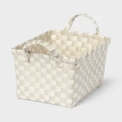 Woven Plastic Basket Small - Brightroom™ -Smart Nest Store GUEST 8b79e323 6cc6 434d a26f a72f7c2879fd