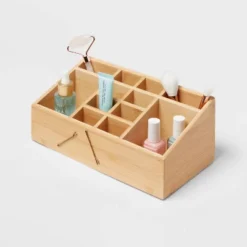 10" X 5" X 4" 12 Compartment Bamboo Countertop Organizer - Brightroom™ -Smart Nest Store GUEST 8c744fa1 c40c 4a18 88b5 85111e9829ce