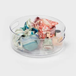 All Purpose Turntable Storage Clear - Brightroom™: PETG Utility Bin, 12"x12", 486 Volume, Spot Clean -Smart Nest Store GUEST 973cb463 792b 446a bd07 5de3e132b4e8