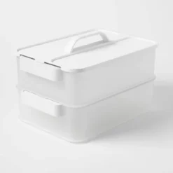 Click In Place 10qt Clear Plastic Storage Bin With White Latch For Home And Office Organization - Brightroom™ 11 Click In Place 10qt Clear Plastic Storage Bin With White Latch For Home And Office Organization - Brightroom™ -Smart Nest Store GUEST 9cba3c80 559f 4a6f 8866 9b83e25124c3