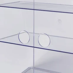 Clear Storage Case With Hinged Doors - Brightroom™: Plastic Bathroom Caddy, Shower & Bath Organizer, 12" X 9" X 6" -Smart Nest Store GUEST 9dd028fe 89cf 4eba a33f 75805b11e138