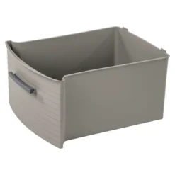 4 Drawer Weave Tower Dark Gray - Brightroom™: Plastic Storage Organizer, Portable Utility Drawers, Universal Storage -Smart Nest Store GUEST 9e3b7276 8ddc 4736 a94c 6e93c015fd4d 1