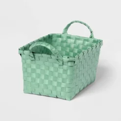Woven Plastic Basket Small - Brightroom™ -Smart Nest Store GUEST a4d0176f 2a79 4296 a9ef fc1f783e4557