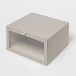 Hardside Fabric Front Open Bin Gray - Brightroom™ -Smart Nest Store GUEST a6f2fd32 5b4d 49c9 b59b eb2fbb5fd1b8