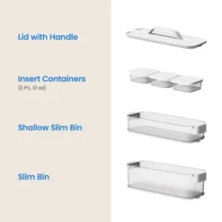 6pc Click In Place Slim Toolbox Kit Plastic Storage Home And Office Organization - Brightroom™​ -Smart Nest Store GUEST ab93d3af 5b8d 4d32 ae43 a19725e8efcd