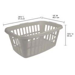 1.5bu Laundry Basket Gray - Brightroom™ -Smart Nest Store GUEST afa83693 4501 4327 a630 415b49f85445