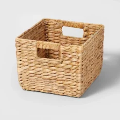 Woven Water Hyacinth Milk Crate - Brightroom™ -Smart Nest Store GUEST b47e9f1f 9abc 4e53 8d65 1598e2c083d3