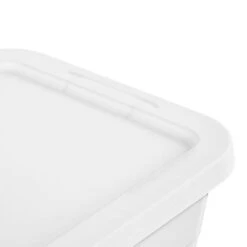6qt Clear Storage Box White - Brightroom™ -Smart Nest Store GUEST c6b89244 df66 4cf6 ad9e d30369440322