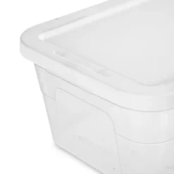 6qt Clear Storage Box White - Brightroom™ -Smart Nest Store GUEST c7f58b2f 3ffb 4c0b b827 0300ba7f8cdc