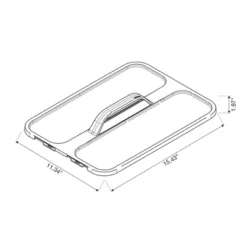 Click In Place Large Lid With Handle For Plastic Storage Bins For Home And Office Organization White - Brightroom™ -Smart Nest Store GUEST c9443ed5 6f7f 4be8 b7cb e59579cbf6ab