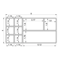 Bathroom Plastic 9 Slot Mixed Cosmetic Organizer Clear - Brightroom™: Makeup & Vanity Organizer Tray For Bathroom Countertop -Smart Nest Store GUEST ce22836d 74cb 4ebd 9775 ea32f97e5e94