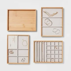 9" X 12" Stackable Bamboo Accessory Tray - Brightroom™ -Smart Nest Store GUEST da2b8ef9 62c5 4c85 92cb 2443da6dbc8b