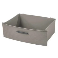 3 Drawer Wide Tower Dark Gray - Brightroom™: Plastic Storage Drawers, Portable Universal Storage, No Assembly Required -Smart Nest Store GUEST e5ebd646 dae5 4c76 9bd8 b066aa5c5b35