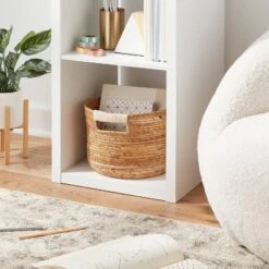 Woven Round Banana Sewing Basket - Brightroom™