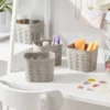 4pk Wave Decorative Basket Mini Gray - Brightroom™