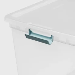 86qt Deep Storage Bin Clear With Latches - Brightroom™ -Smart Nest Store GUEST f431d9e9 eef3 4e46 bf57 4e99e78b115f