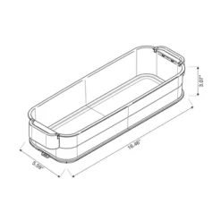 Click In Place 3qt Clear Shallow Slim Plastic Storage Bin With White Latch For Home And Office Organization - Brightroom™ -Smart Nest Store GUEST f68e3368 8ce5 445e a264 6be5fa79ddbf