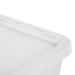 16qt Clear Storage Box With Lid White - Brightroom™ -Smart Nest Store GUEST f89d1403 4dbd 4064 8c6e 39217eec43ea